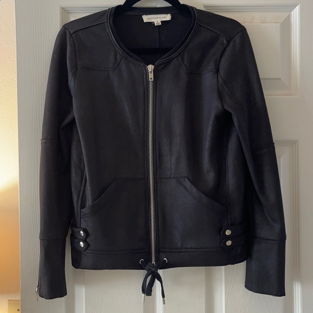 Black zip up jacket